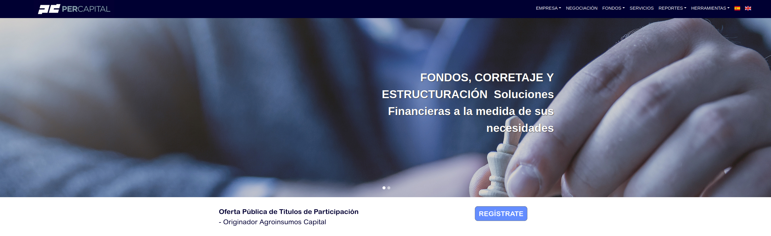 PerCapital - Main Financial Dashboard